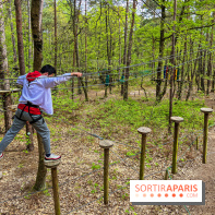 Aventure Floreval, l'accrobranche canon aux portes de Paris