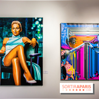 Pop Corn Time, nos photos de l'exposition de toiles et de NFT à la galerie Goldshteyn-Saatort