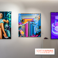 Pop Corn Time, nos photos de l'exposition de toiles et de NFT à la galerie Goldshteyn-Saatort