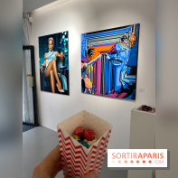 Pop Corn Time, nos photos de l'exposition de toiles et de NFT à la galerie Goldshteyn-Saatort