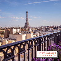 Le bar en Rooftop du Peninsula en photo