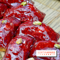 Un bar à glaces et un dessert dans un train de la Félicita