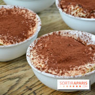 Un bar à glaces et un dessert dans un train de la Félicita