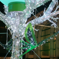 Illumination du Forum des Halles par Samuel Le Bihan