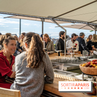 Le jardin estival sur les terrasses du cheval Blanc