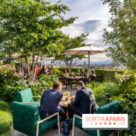 Le jardin estival sur les terrasses du cheval Blanc