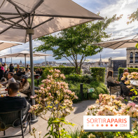 Le jardin estival sur les terrasses du cheval Blanc