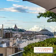 Le jardin estival sur les terrasses du cheval Blanc
