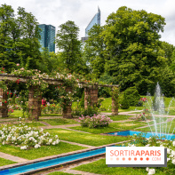 La Roseraie du Parc Lebaudy sur l'Ile de Puteaux