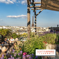 La terrasse en Rooftop du Brach, le bar perché dans un jardin potager -  A7C7744