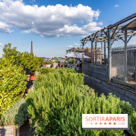 La terrasse en Rooftop du Brach, le bar perché dans un jardin potager -  A7C7700