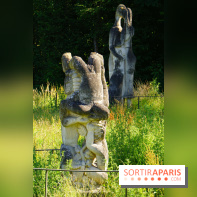 Le jardin de sculptures de la Dhyus, un lieu insolite en Île-de-France