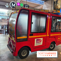 Visuels Paris - mini camion pompier gare