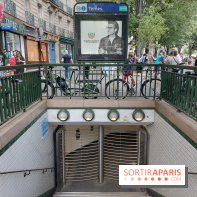 Visuels Paris - transport - métro - station fermée