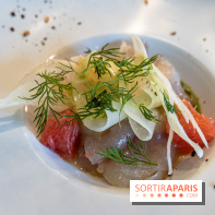 Sphère restaurant Paris 8e - daurade aux agrumes - fenouil