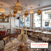 Bombarde restaurant méditerranéen et festif à Montmartre - salle