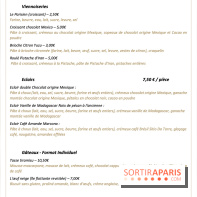 L'Éclair de Génie Café Paris - carte - menu