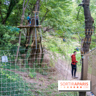 Accrocamp Poissy, le nouvel accrobranche au parc du château de Villiers