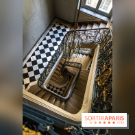 Les appartements de Madame Du Barry restaurés au Château de Versailles - escalier
