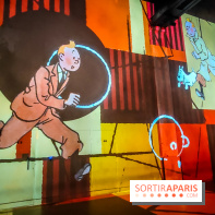 Tintin, l'aventure immersive à l'Atelier des Lumières : l'exposition insolite à vivre - nos photos