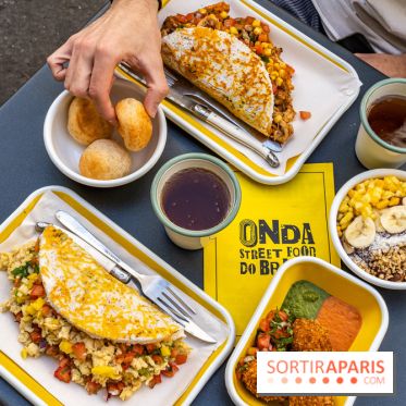 Onda, le restaurant Brésilen de tapiocas, crêpe de manioc - table