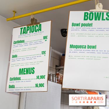 Onda, le restaurant Brésilen de tapiocas, crêpe de manioc - menu - carte