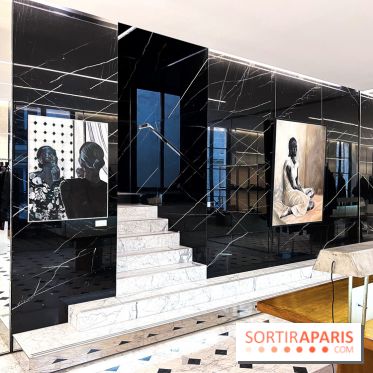 Exposition Elladj Lincy Deloumeaux chez Saint Laurent Rive Droite