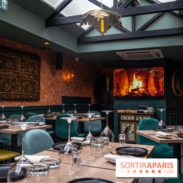 La Vela, le restaurant italien - méditerranéen de Boulogne - salle - cheminée