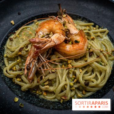 La Vela, le restaurant italien - méditerranéen de Boulogne - pâtes - linguine - la vela - gambas