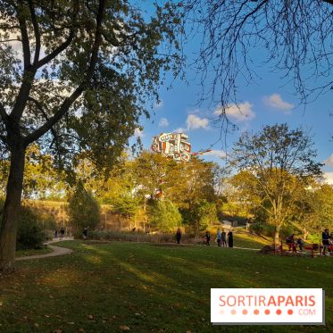 Issy - parc de l'île Saint Germain et Tour aux figures 