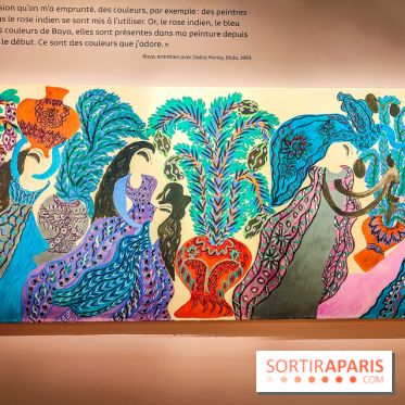 Baya, femmes en leur jardin, l'exposition poétique à l'Institut du monde arabe - nos photos