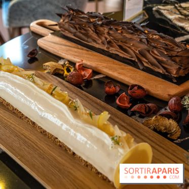 Les Bûches de Noël de Nina Metayer 2022 - Matin d'hiver - promenade en forêt