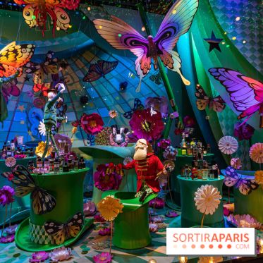 Vitrines de Noël du Printemps 2022, l’inauguration avec Naomie Campbell et Isabelle Huppert