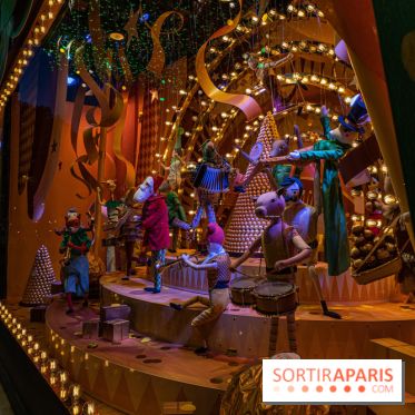 Vitrines de Noël du Printemps 2022, l’inauguration avec Naomie Campbell et Isabelle Huppert