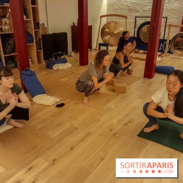 At Aûm, studio de yoga et espace de coworking dans le 20e