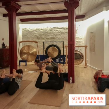 At Aûm, studio de yoga et espace de coworking dans le 20e