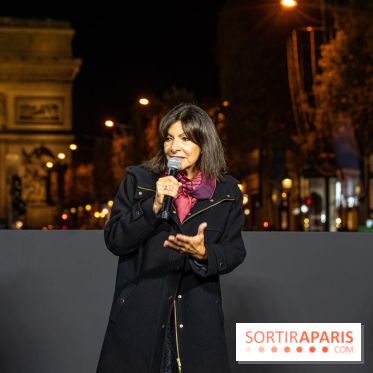 Illuminations nations des Champs-Élysées 2022, inauguration avec Tahar Rahim