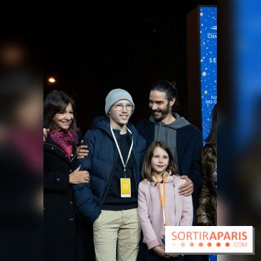 Illuminations nations des Champs-Élysées 2022, inauguration avec Tahar Rahim