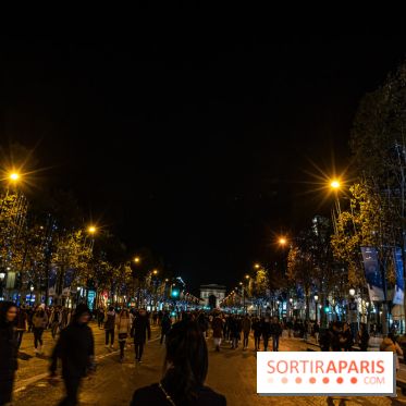 Illuminations nations des Champs-Élysées 2022, inauguration avec Tahar Rahim