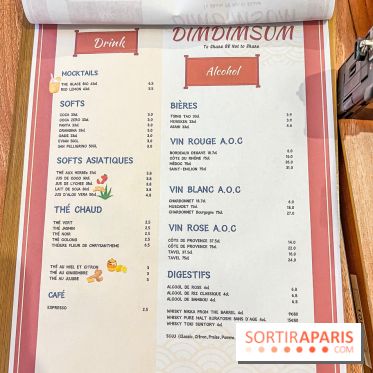 Dimdimsum Paris, le restaurant de vapeurs - menu - carte