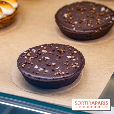Boulangerie artisanale MieMie, levain et farines anciennes Paris 11e - tarte chocolat sarrasin