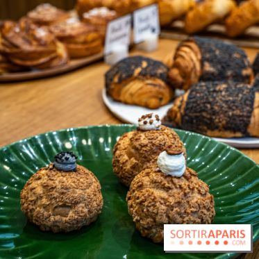 Boulangerie artisanale MieMie, levain et farines anciennes - chou à la crème Paris 11e