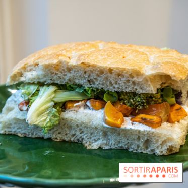 Boulangerie artisanale MieMie, levain et farines anciennes Paris 11e - focaccia végétarienne