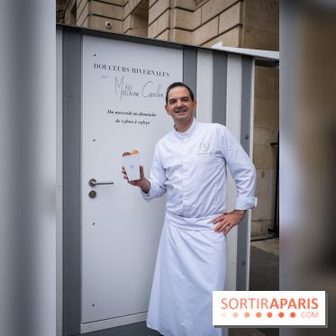 Le chalet gourmand de l'Hôtel de Crillon sur la place de la Concorde pour ce Noël 2022