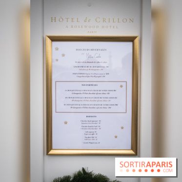 Le chalet gourmand de l'Hôtel de Crillon sur la place de la Concorde pour ce Noël 2022