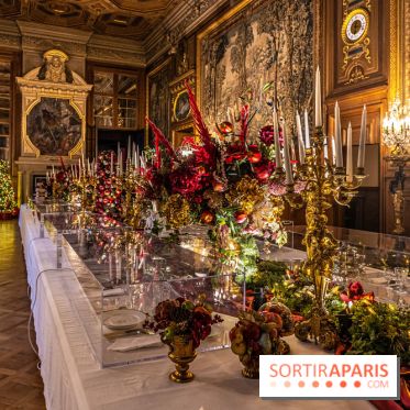 Château de Chantilly Noël 2022 - table Noël