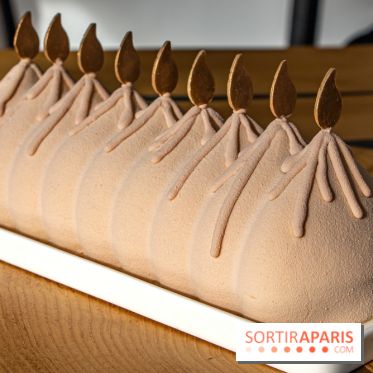 Bûche de Noël Marron Candy Paradis 2022