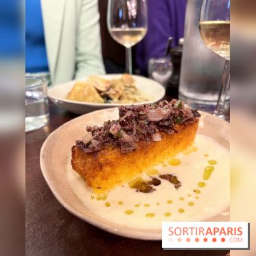 Le Cyrano - Polenta croustillante et olives