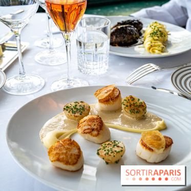 Grande Cascade restaurant 16e - Bois de Boulogne - noix de coquille saint-jaques