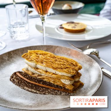 Grande Cascade restaurant 16e - Bois de Boulogne - mille feuille vanille - Joris Vée
